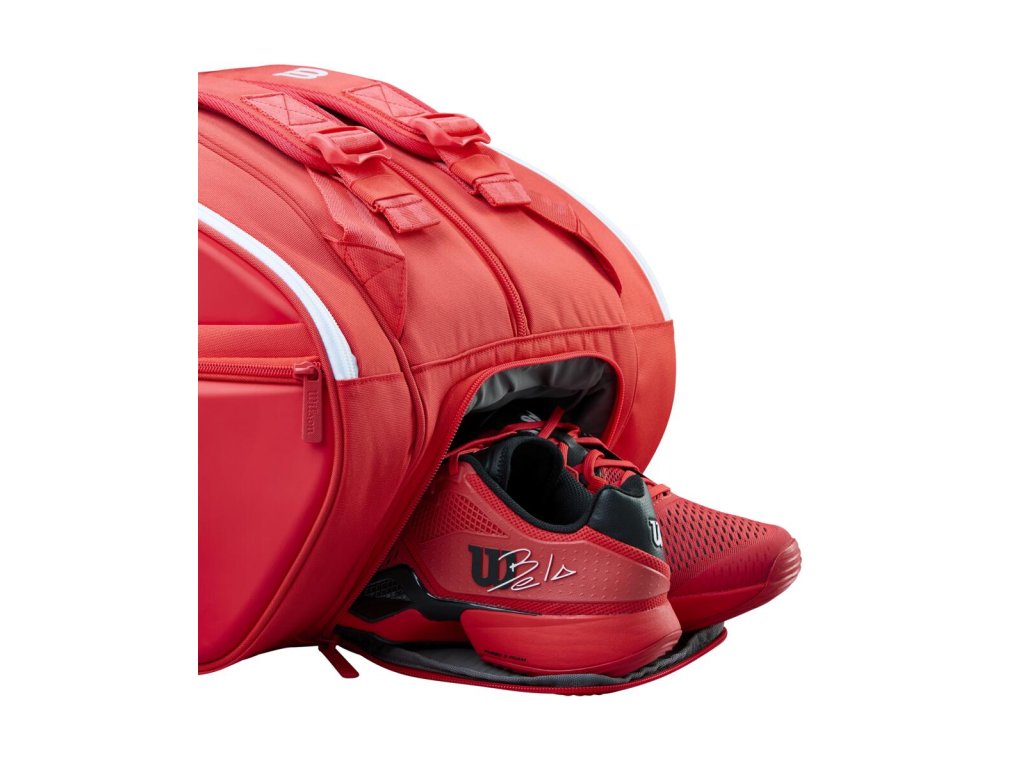 Wilson Super Tour Red Padel Bag detail