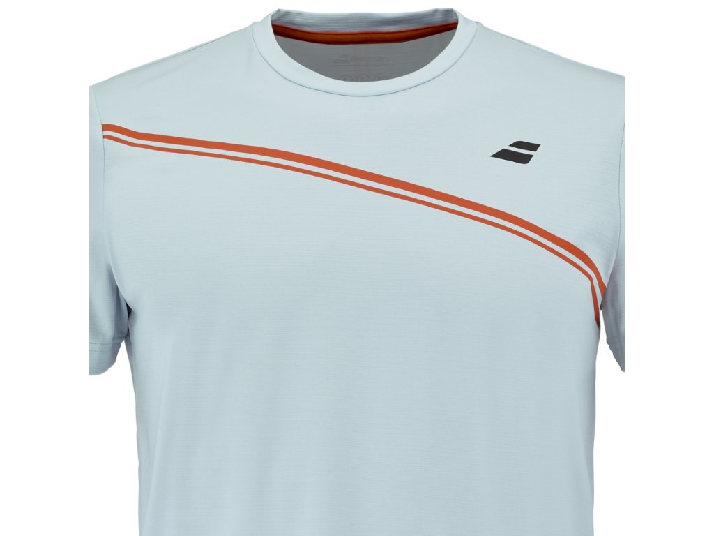 Babolat Play Crew Neck Tee Men Illusion Blue - detail