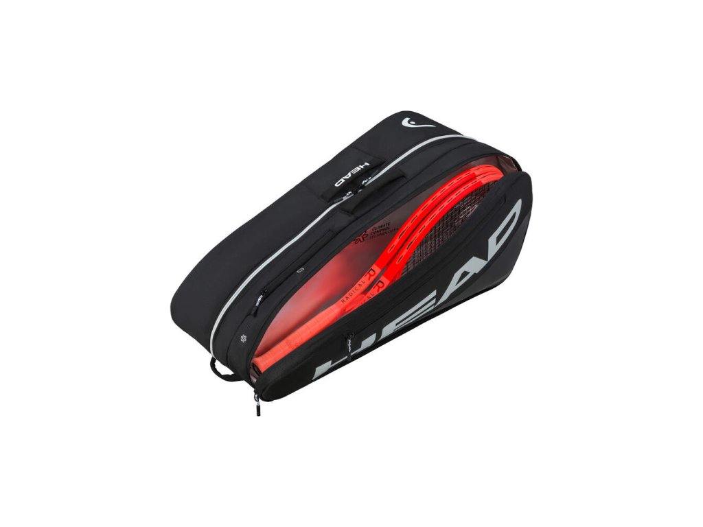 Head Tour Racquet Bag L Pink - detail přihrádek