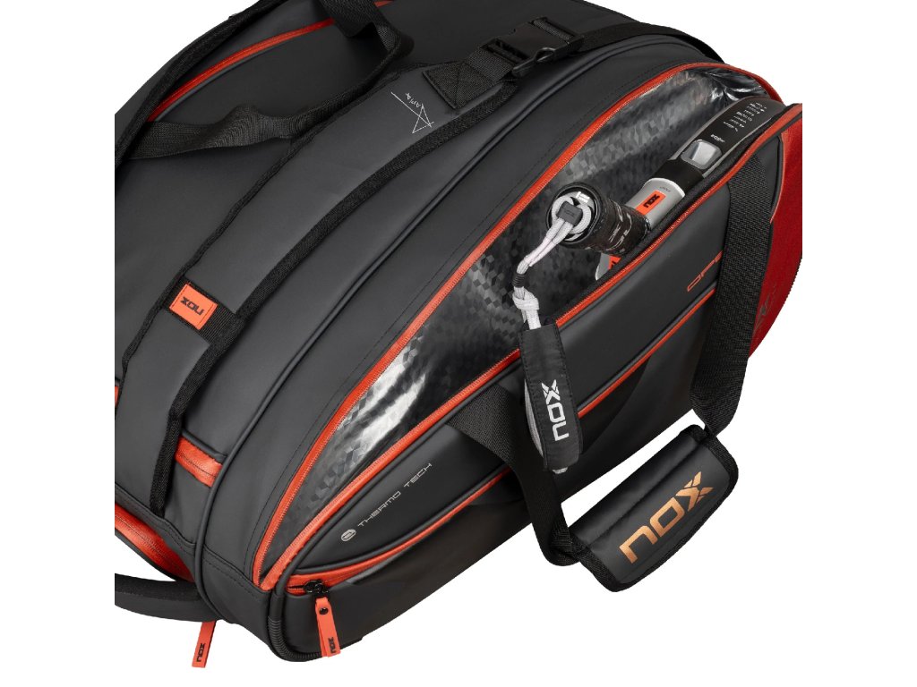 Taška na padel NOX Luxury Open Series Black/Red