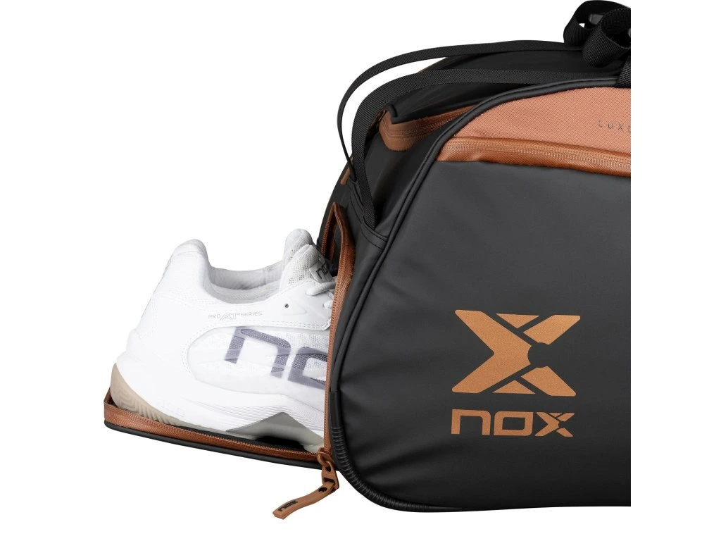 Taška na padel NOX Luxury Open Series - detail přihrádek
