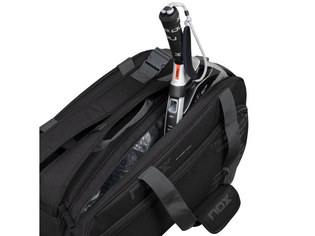 Taška na padel NOX Street 2023 Black Grey - detail