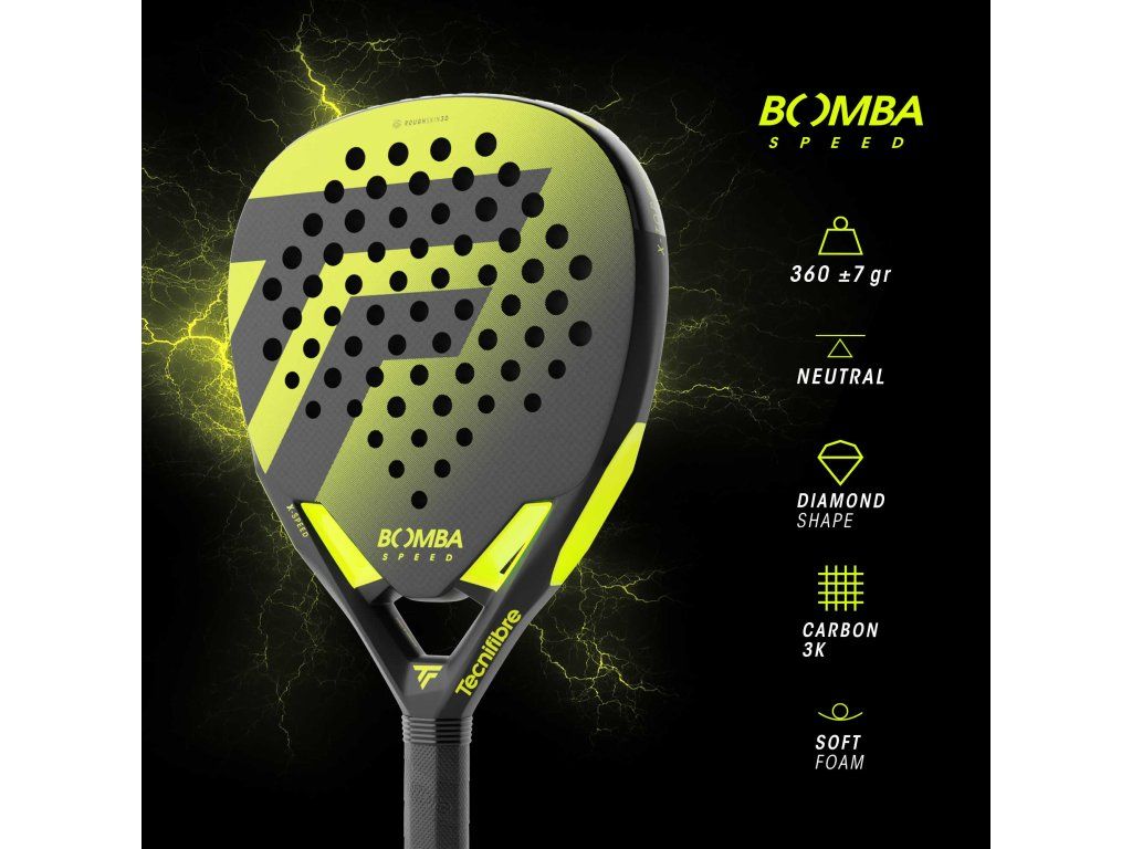 Tecnifibre Bomba Speed padelová raketa 3K Carbon
