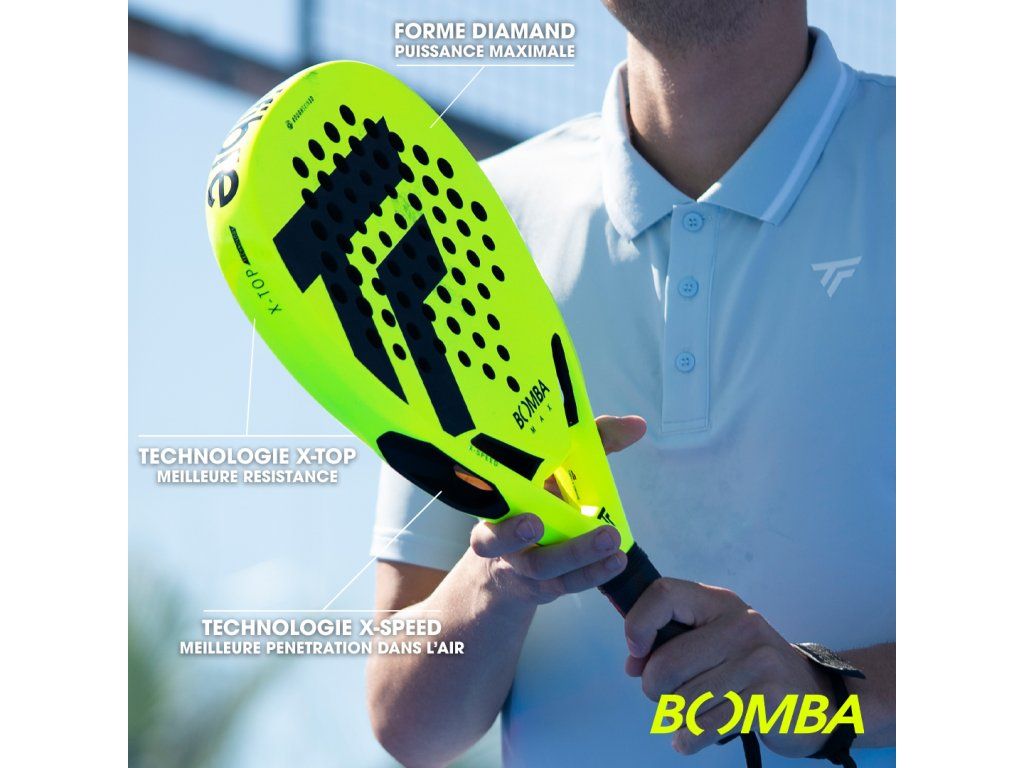 Tecnifibre Bomba Max padelová raketa 18K Carbon