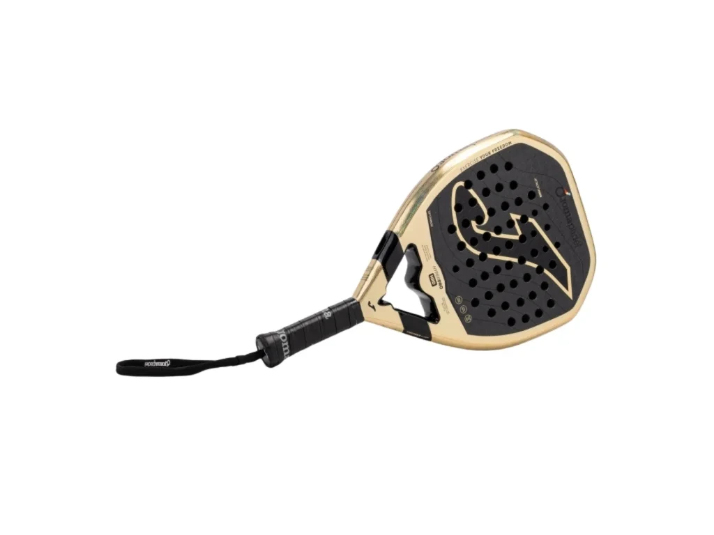 Joma Hyper Pro HRD Black Beige padelová raketa 12K carbon