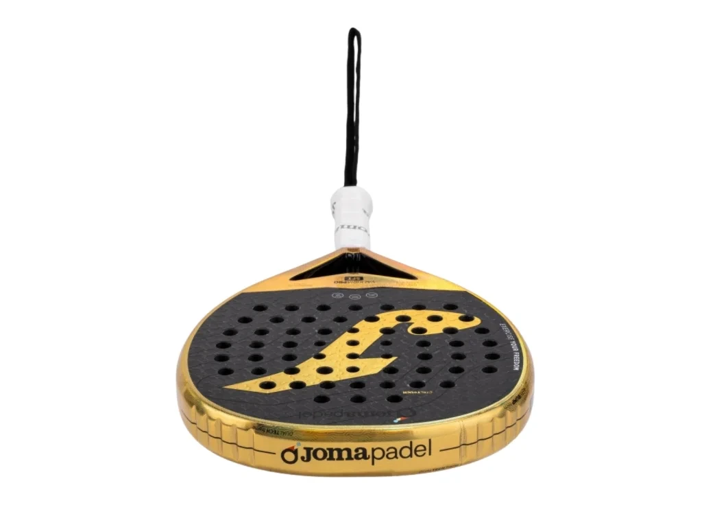 Joma Valkiria Pro Sft Gold Black padelová raketa 12K carbon