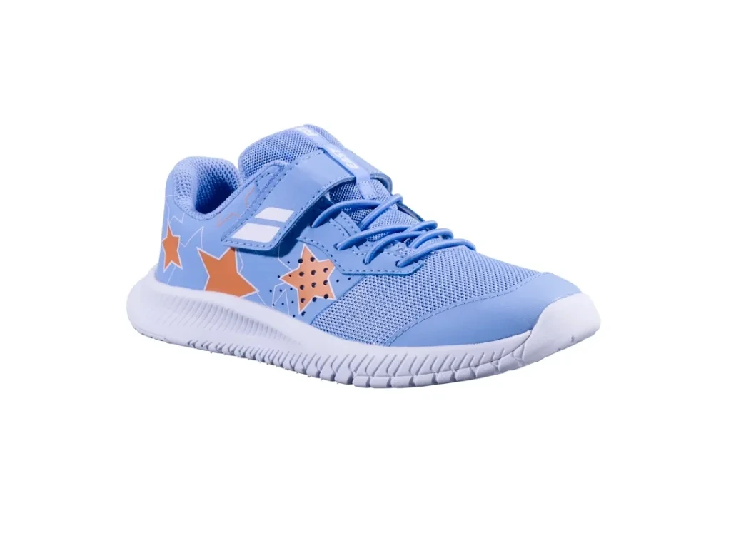 Babolat Pulsion Kid - detail suchého zipu a Toe Box Shield