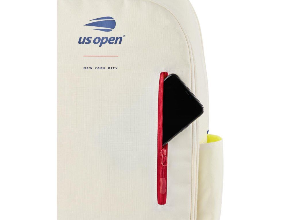 Wilson US Open 2026 Team Backpack White tenisový batoh