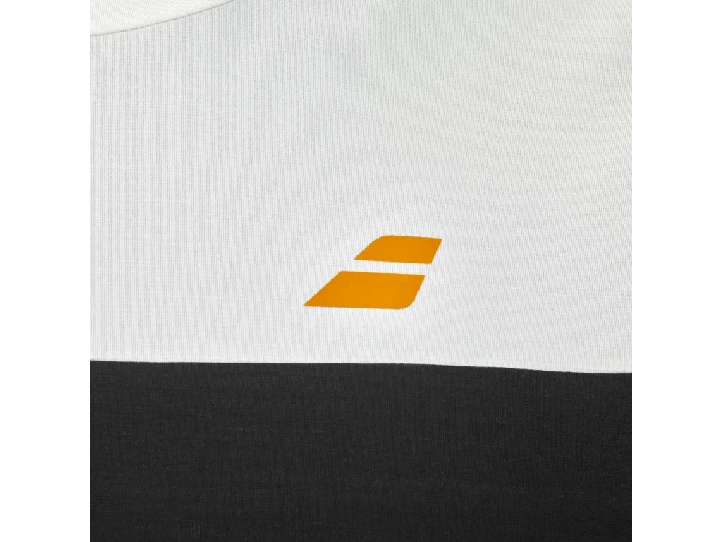 Babolat Perf Crew Neck Tee Black White pánské tričko