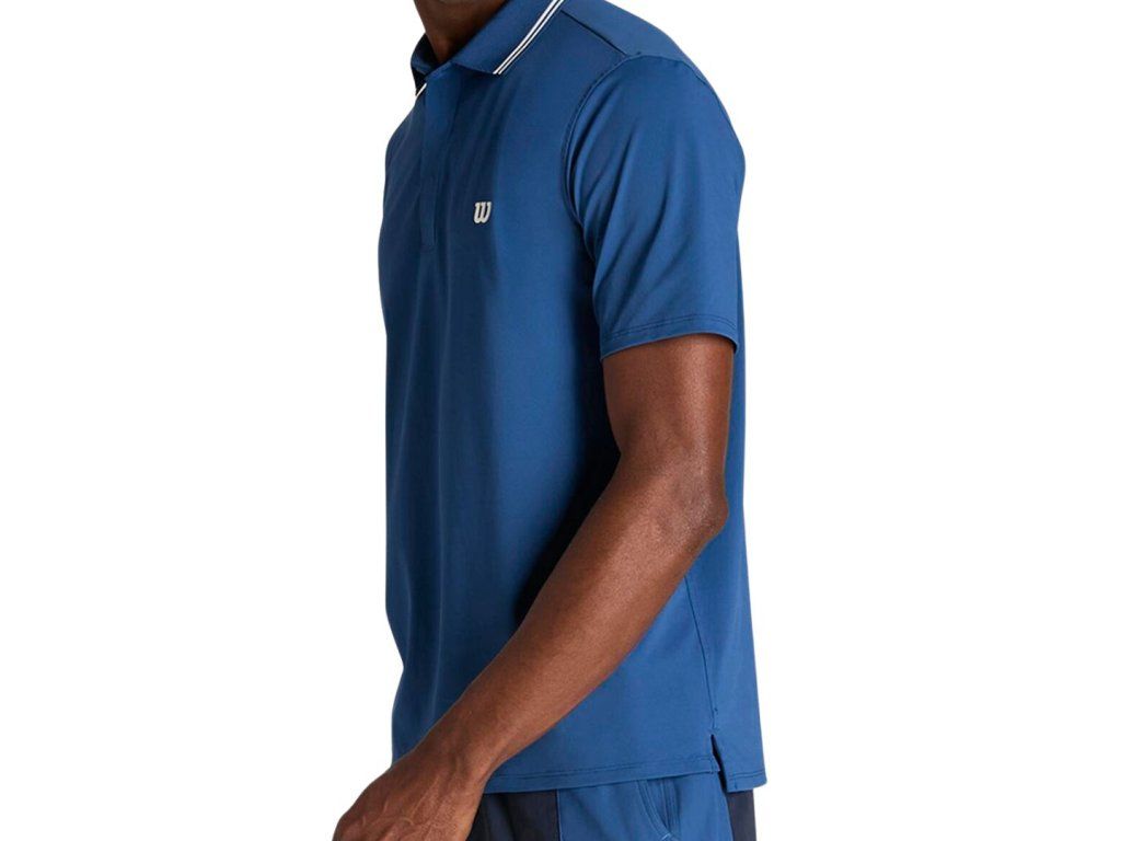 Wilson M Challengers Technical Polo Blue pánská polokošile