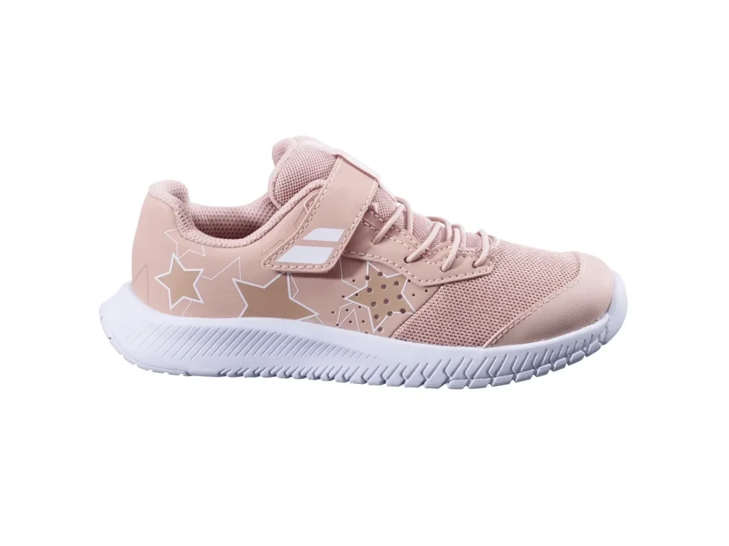 Babolat Pulsion Kid - detail suchého zipu a Toe Box Shield
