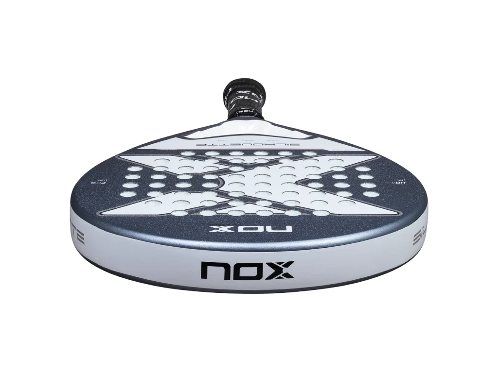 Nox X-One Silhouette 2026 padelová raketa šedo-bílá