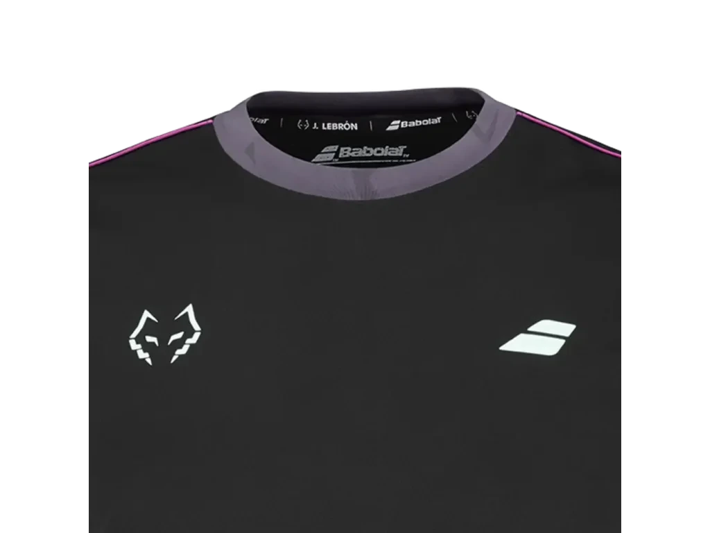 Babolat Crew Neck Tee Juan Lebrón - detail výstřihu