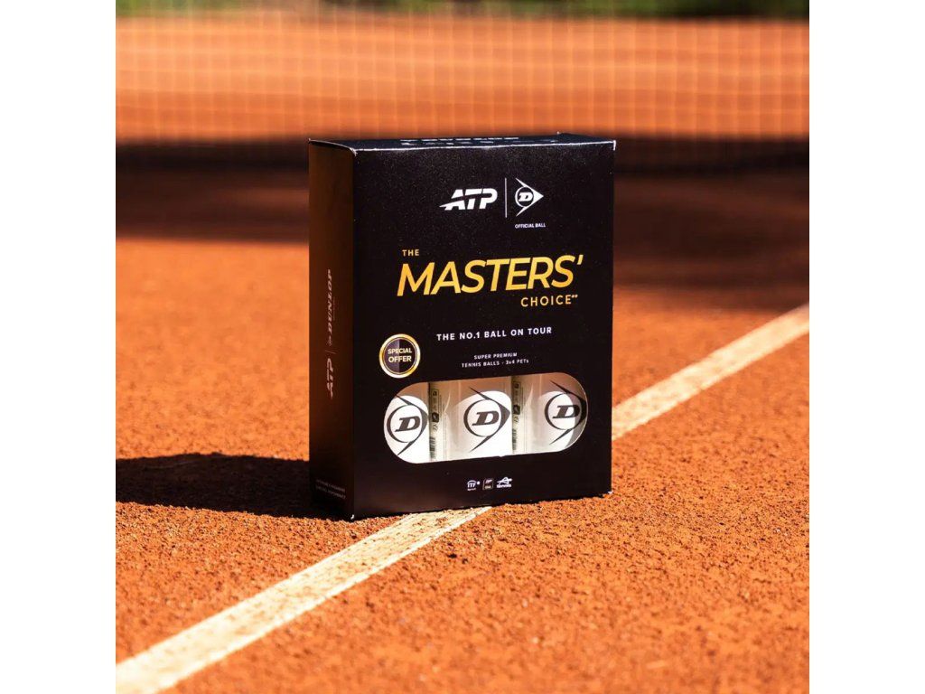 Dunlop ATP Masters Tri-Pack tenisové míče 12 ks